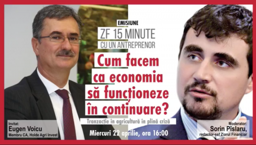 ZF 15 minute cu un antreprenor: cum facem ca economia să funcționeze în continuare?