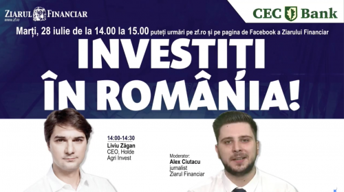 Liviu Zăgan, CEO Holde, invitat la emisiunea ZF, Investiți în România