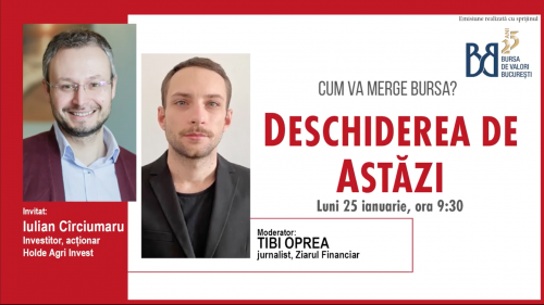 Iulian Cîrciumaru, Președinte Consiliu Holde, la ZF Deschiderea de Astăzi