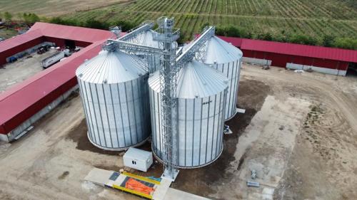 Holde Agri Invest built a silo at the Frumusani farm, following an 8 million lei investment