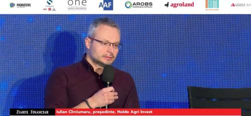 Iulian Cîrciumaru, preşedinte al Holde Agri Invest: Ne uităm, din toate punctele de vedere, la piaţa de capital şi la toate instrumentele pe care le are la dispoziţie. Avem nevoie de toate formele de capital pe care le putem accesa