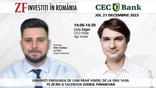 ZF Investiţi în România! Holde Agri Invest preia o fermă din judeţul Brăila şi ajunge să exploateze 17.000 de hectare. Liviu Zăgan, CEO: Negociem o altă tranzacţie importantă şi e posibil să o cuplăm cu transferul pe piaţa principală